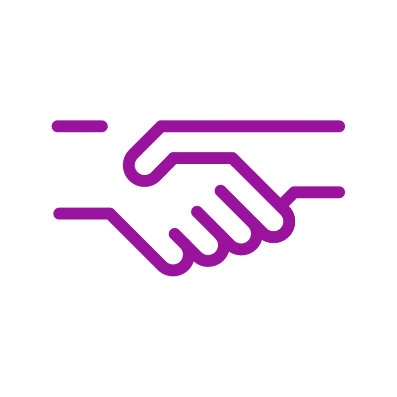 KTechara Icon_Purple_Handshake